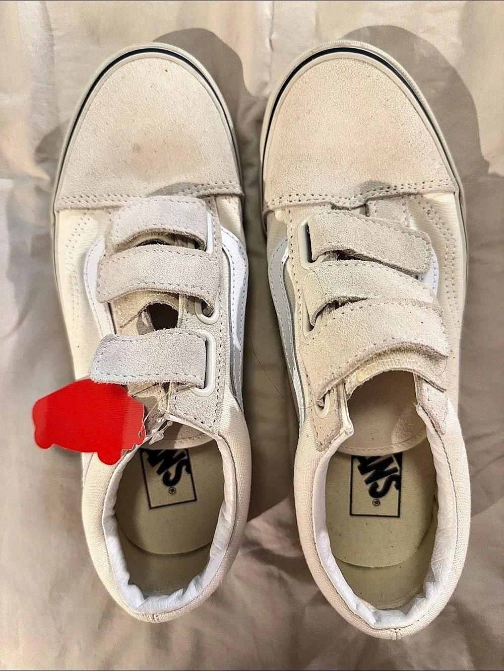 Vans Old Skool V Cream Sneakers